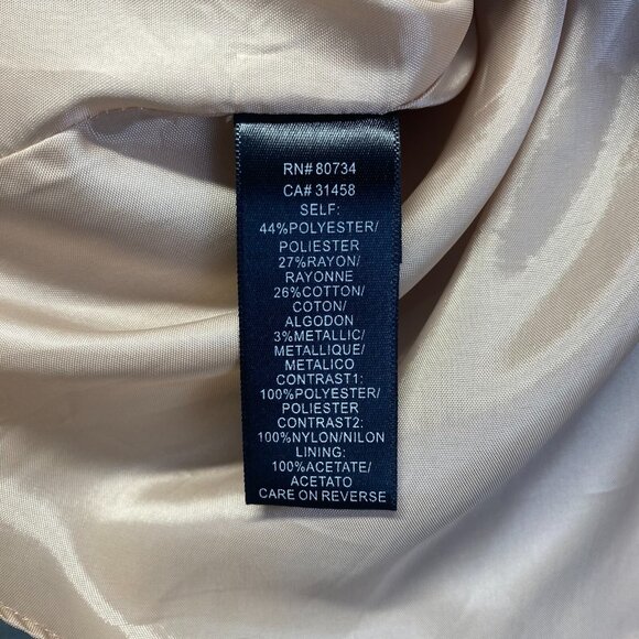 BCBG Paris Size 2 Betsy Dress,Blush,Pockets,Lined,Women's,Sleeveless,Preppy,Zipp - Picture 11 of 14